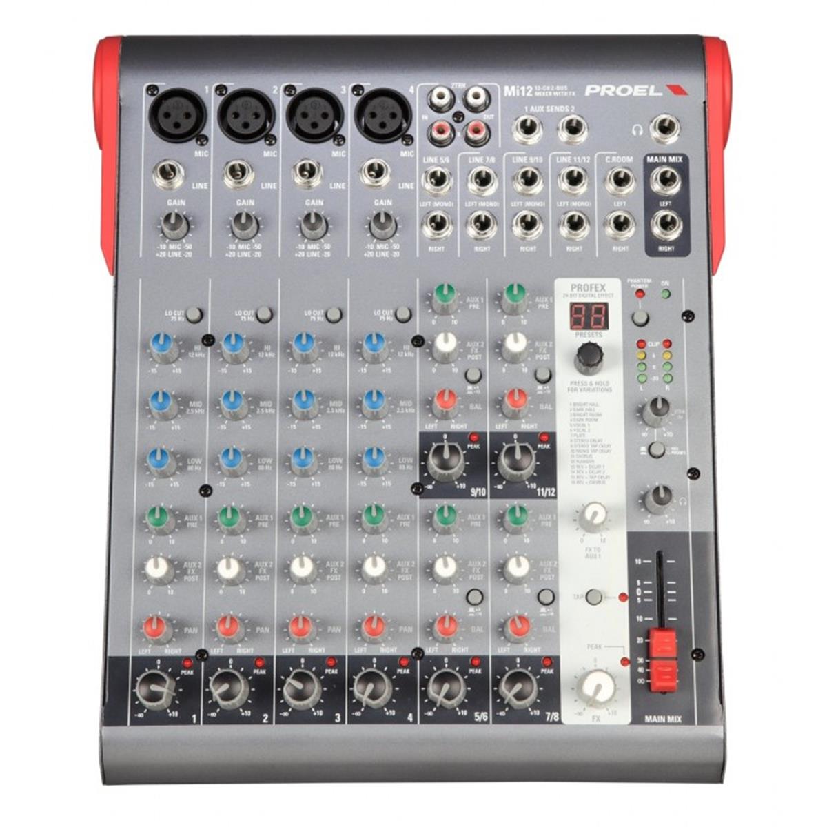 PROEL MI12 MIXER - Voce - Audio Mixer Passivi
