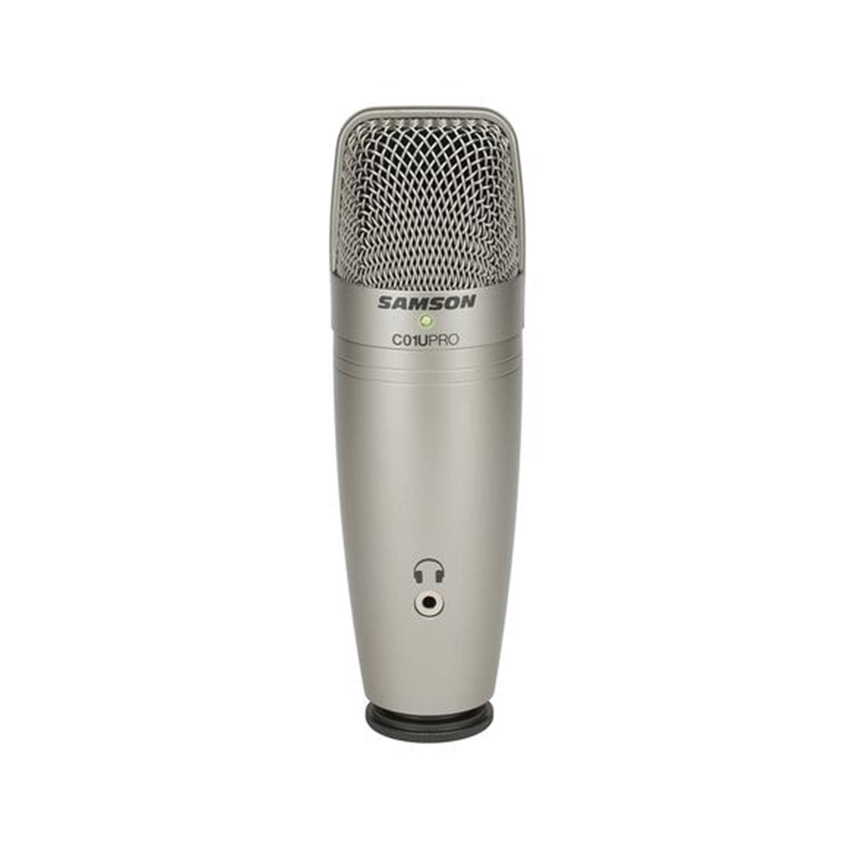 SAMSON C01U PRO - Microfono a Condensatore USB - Cardioide - Voce - Audio Microfoni - Microfoni da Studio