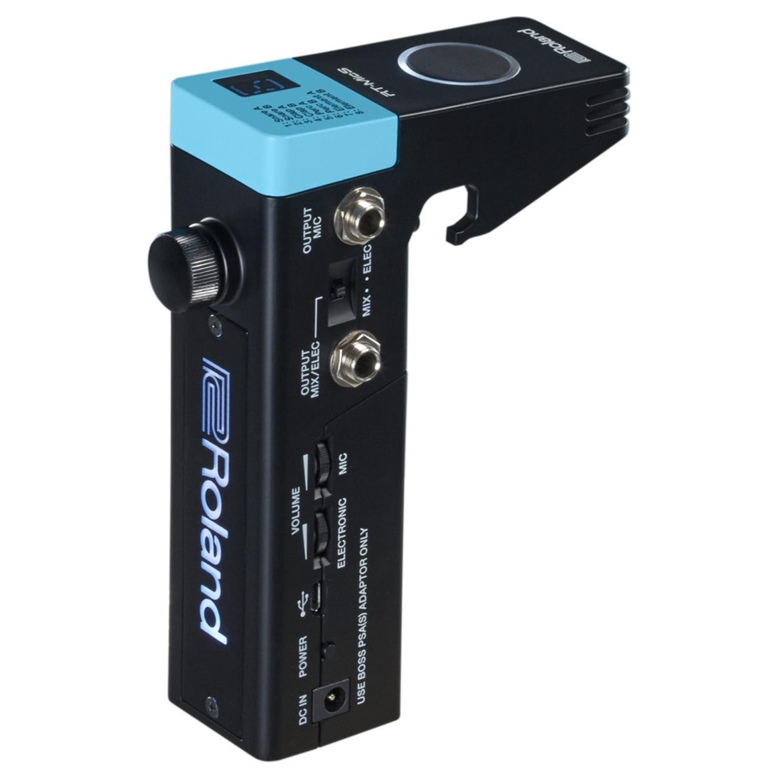 ROLAND RT-MICS hybrid drum trigger mic and module - Batterie / Percussioni Microfoni Per Batteria