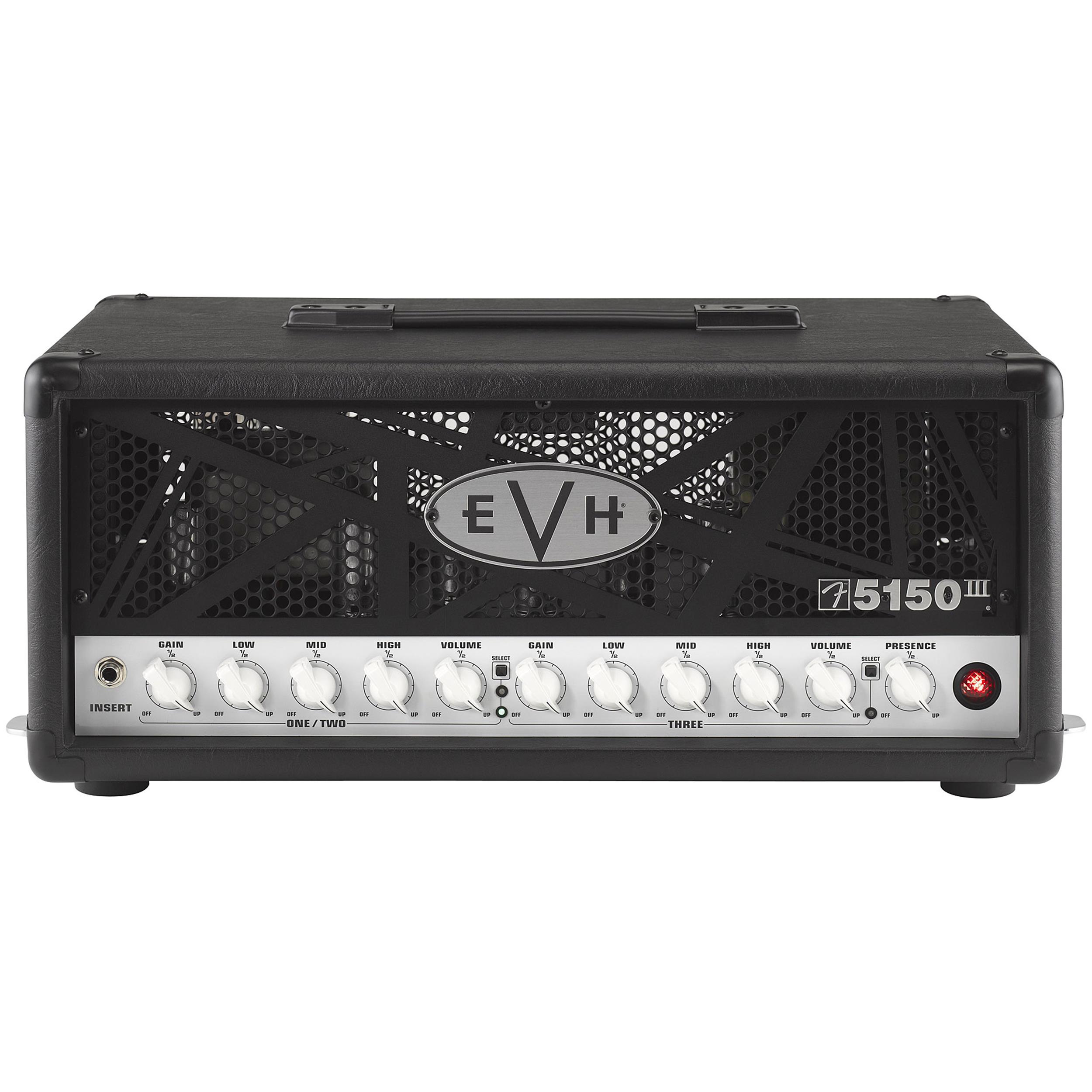 EVH 5150 3 III 50 W 6L6 BLACK 2253016010 - Chitarre Amplificatori - Testate