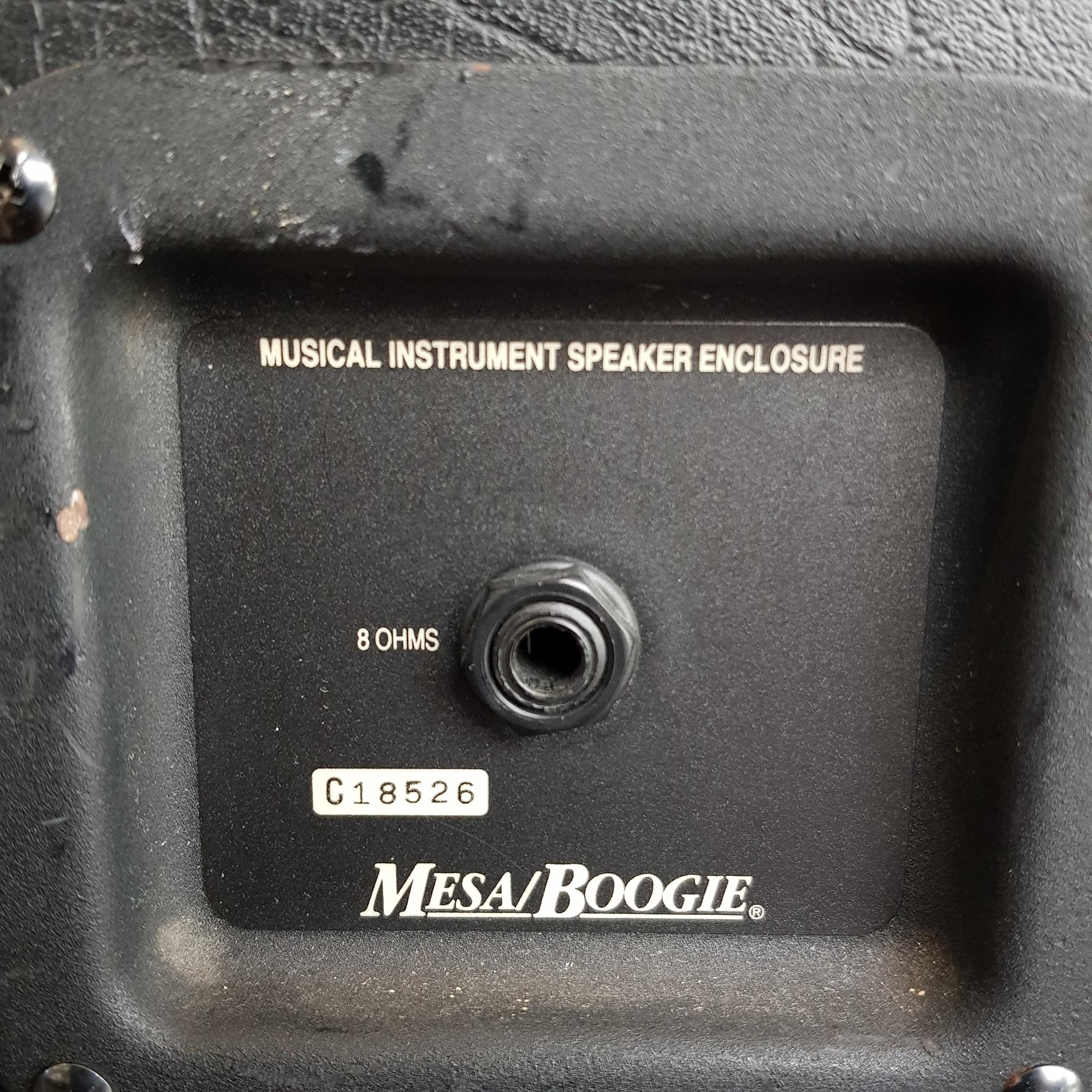 MESA BOOGIE CAB 112 CABINET 1X12 BLACK SHADOW