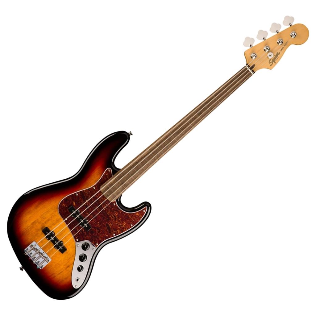SQUIER Classic Vibe 60s Jazz Bass FR Fretless LF  3-Color Sunburst 0374531500