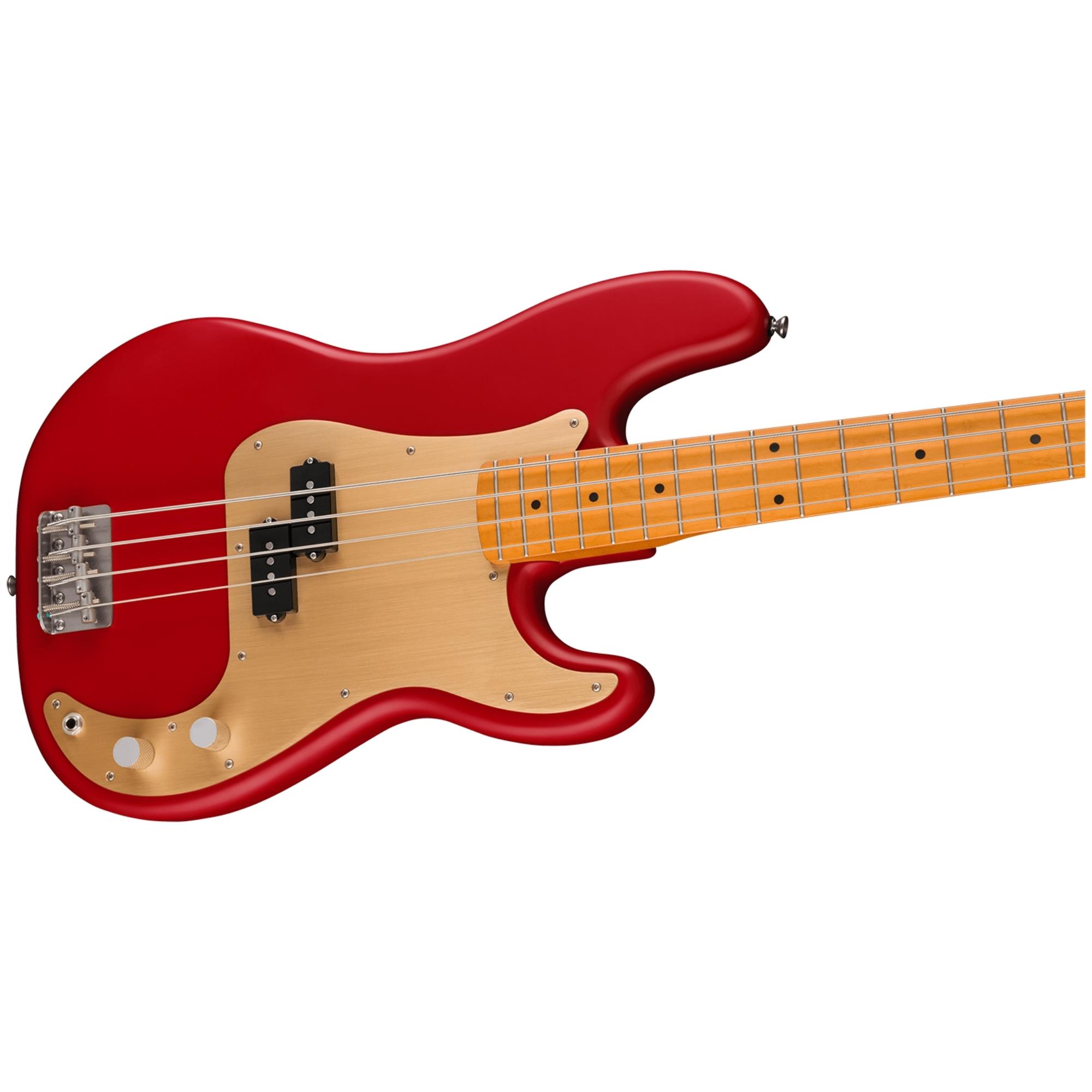 SQUIER 40th Anniversary Precision Bass  Vintage Edition MN Satin Dakota Red - 0379530554