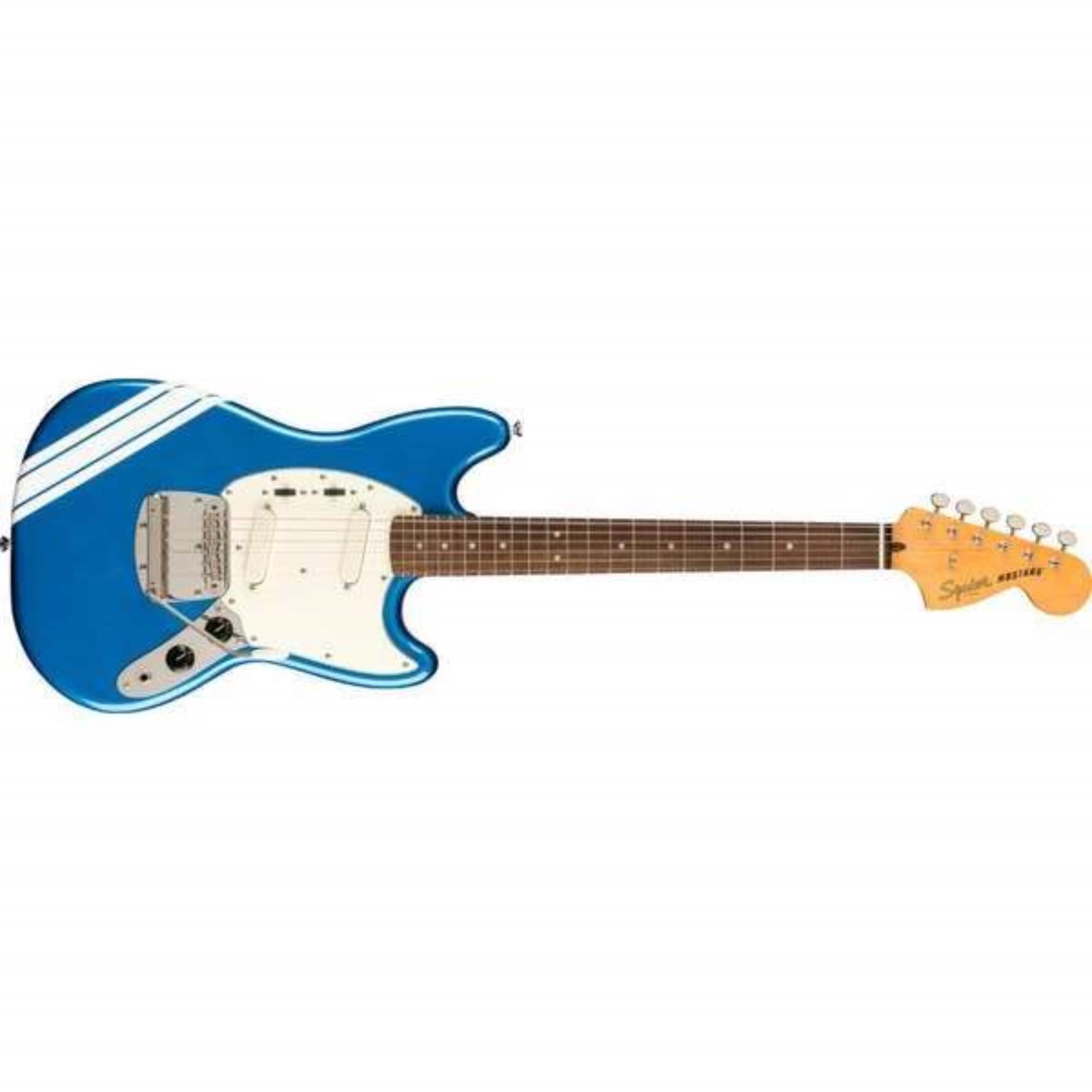 SQUIER FSR Classic Vibe 60s Competition Mustang  Lake Placid Blue with Olympic White Stripes   0374079502 - Chitarre Chitarre - Elettriche