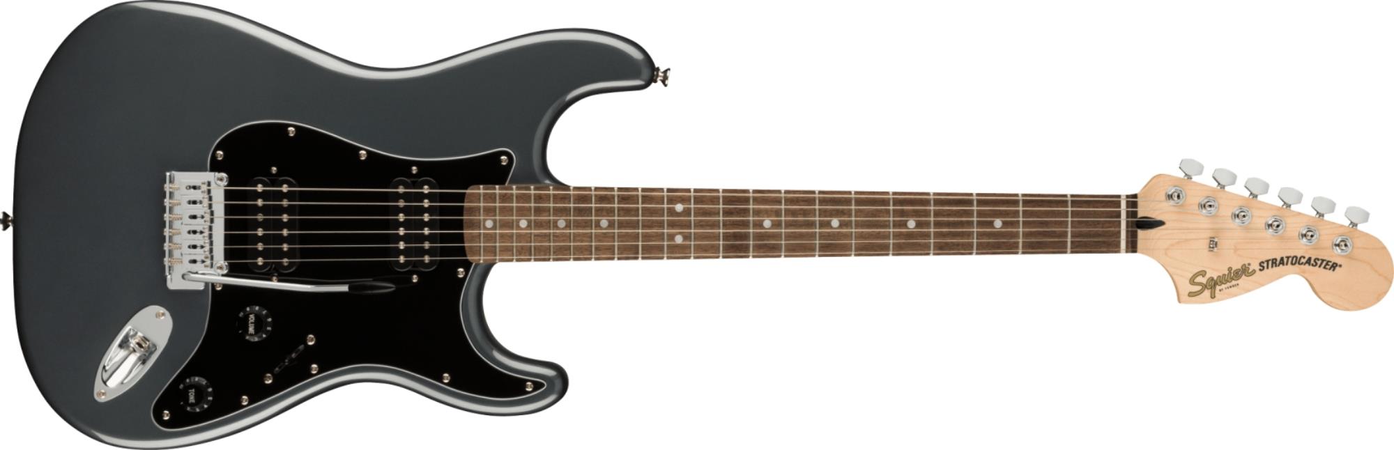 SQUIER Affinity Stratocaster HH  Charcoal Frost Metallic 0378051569 - Chitarre Chitarre - Elettriche