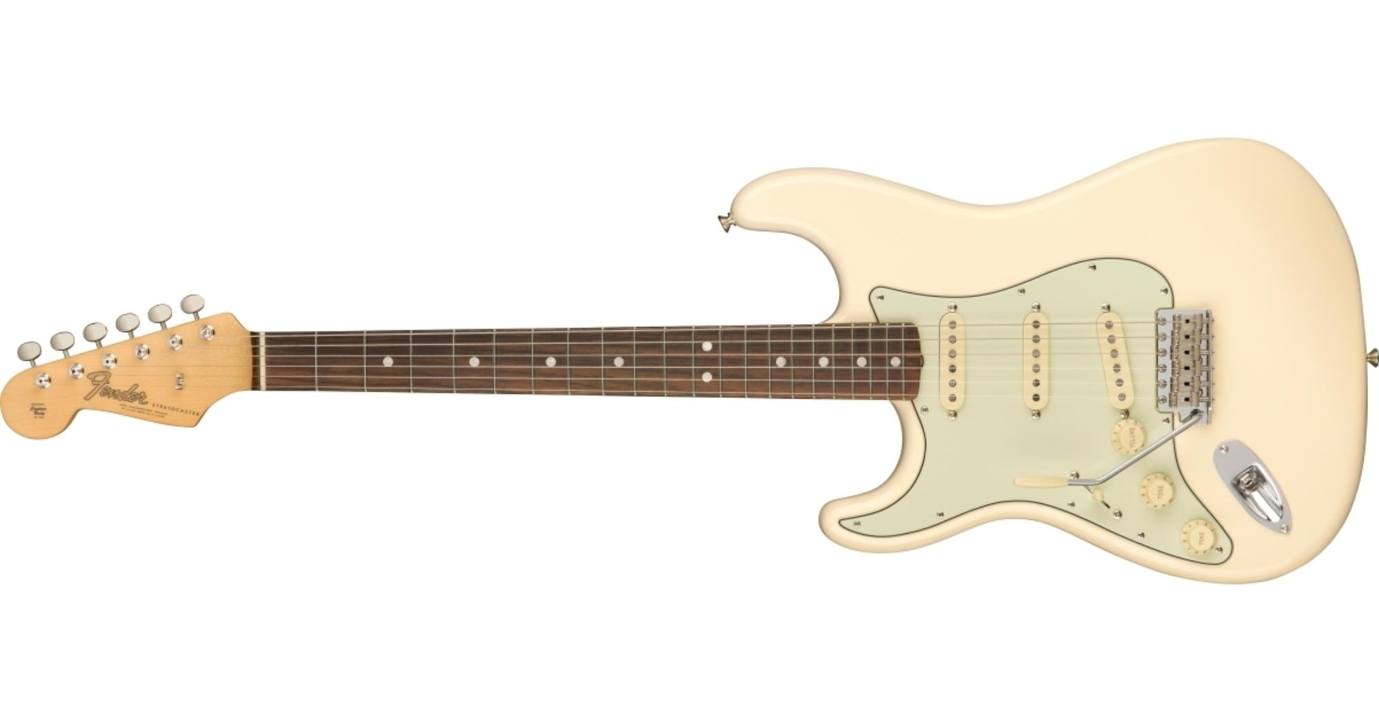 FENDER American Original 60s Stratocaster Left-Hand RW  Olympic White 0110121805 - Chitarre Chitarre - Elettriche