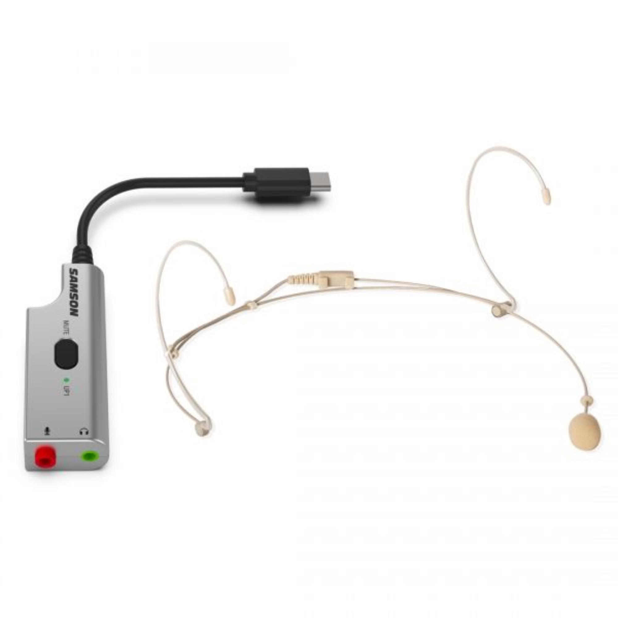 Samson-DEU1-Bundle-Microfono-Headset-e-Adattatore-Audio-USB-DE5-UP1-sku-7647501000061