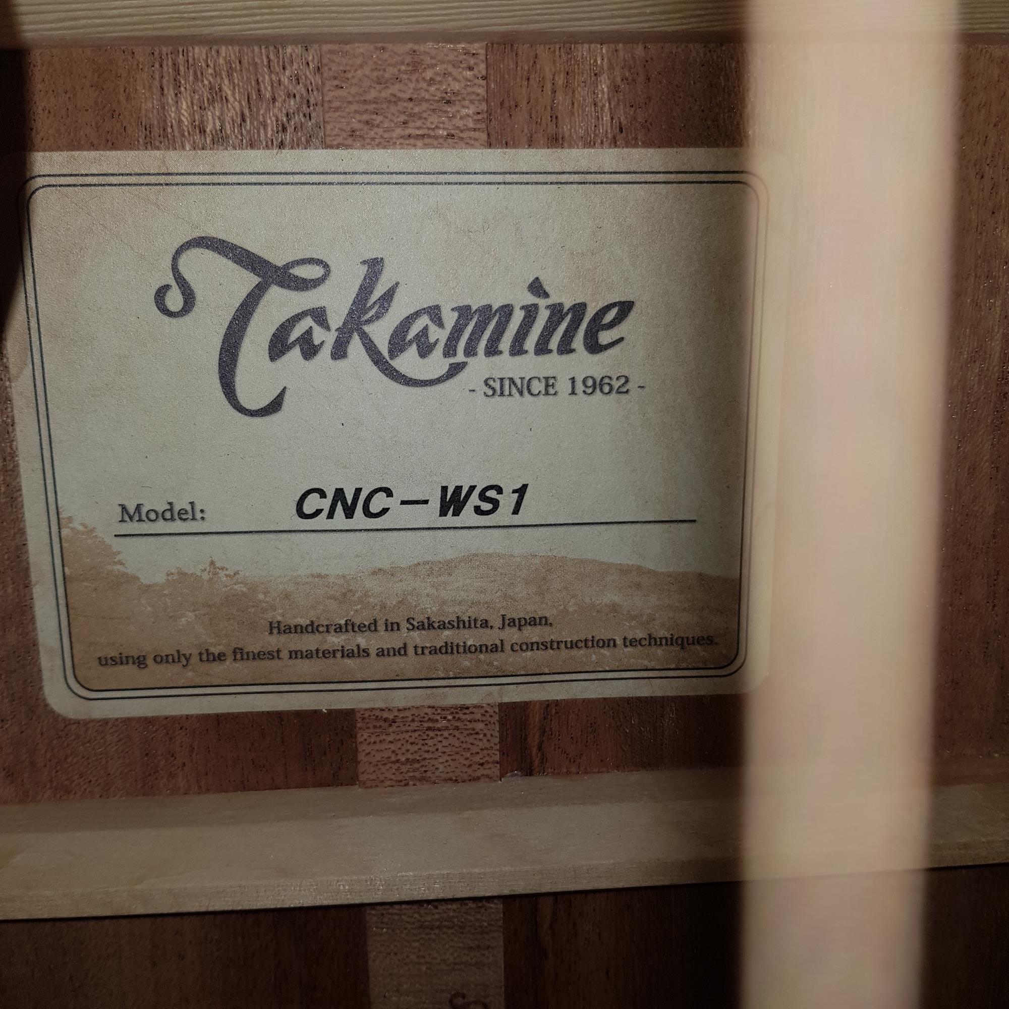 TAKAMINE CNC WS1 ACOUSTIC